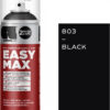 Cosmos Lac Easy Max Ακρυλικό Σπρέι Βαφής Μαύρο με Σατινέ Εφέ 400ml