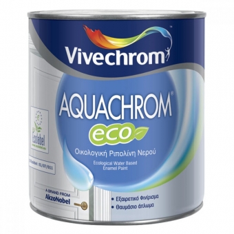 Aquachrom Eco Gloss Λευκό - Ριπολίνη Νερού