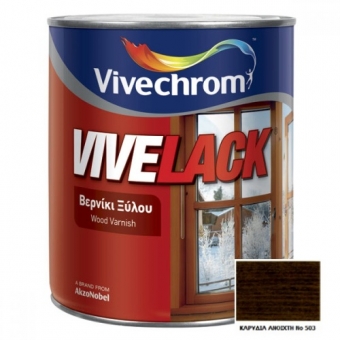 Vivelack Gloss 503 Καρυδιά Ανοιχτή 750ml - Βερνίκι Ξύλου