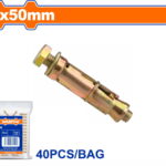 WADFOW ΒΙΣΜΑΤΑ ΜΕΤΑΛΛΙΚΑ ΜΕ ΒΙΔΑ 6 Χ 50 40ΤΕΜ (WDQ5915)