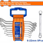 WADFOW ΣΕΤ ΠΟΛΥΓΩΝΑ ΚΛΕΙΔΙΑ 8ΤΕΜ / 6Χ7 - 20Χ22 (WFR3208)