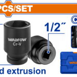 WADFOW ΣΕΤ ΚΑΡΥΔΑΚΙΑ ΑΕΡΟΣ ΜΑΥΡΑ ΕΞΑΓΩΝΑ 1/2" 10ΤΕΜ (WMS1D01)