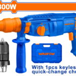 WADFOW ΠΙΣΤΟΛΕΤΟ ΠΕΡΙΣΤΡ. SDS-PLUS 800W ΜΕ ΤΑΧΥΤΣΟΚ (WRH1D26-2)