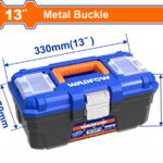 WADFOW ΕΡΓΑΛΕΙΟΘΗΚΗ ΠΛΑΣΤΙΚΗ 13" ΜΕ ΜΕΤΑΛ. ΚΟΥΜΠΩΜΑΤΑ (WTB3313)