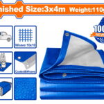 WADFOW ΜΟΥΣΑΜΑΣ ΑΔΙΑΒΡΟΧΟΣ 110gr/m2 3X4m (WTQ1834)