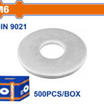 WADFOW ΡΟΔΕΛΑ ΓΑΛΒ. DIN9021 6mm 500TEM (WVWC511)