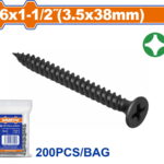 WADFOW ΒΙΔΑ ΓΥΨΟΣΑΝΙΔΑΣ ΜΑΥΡΗ 3.5 Χ 38 200TEM (WXS2914)