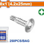 WADFOW ΛΑΜΑΡΙΝΟΒΙΔΑ ΑΥΤΟΔ/ΤΗ WAFFER 8 Χ 1" / 4.2 Χ 25mm 250TEM (WXS3913)