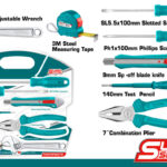 TOTAL ΣΕΤ ΕΡΓΑΛΕΙΑ ΧΕΙΡΟΣ 7ΤΕΜ (THKTHP90076)