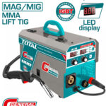 TOTAL ΗΛΕΚΤΡΟΚΟΛΛΗΣΗ INVERTER ΣΥΡΜΑΤΟΣ MAG/MIG/MMA/TIG 160A (TMGT1601)