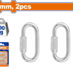 WADFOW ΣΕΤ ΣΥΝΔΕΤΙΚΟΙ ΚΡΙΚΟΙ ΑΣΦΑΛΕΙΑΣ ΜΕ ΒΙΔΑ ΓΑΛΒ. 6mm 2TEM (WQL1K01)