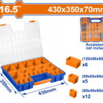 WADFOW ΤΑΜΠΑΚΙΕΡΑ ΕΡΓΑΛΕΙΩΝ 16.5" / 430 Χ 350 Χ 70mm (WTB1611)