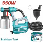 TOTAL ΕΠΑΓΓ. ΗΛΕΚΤΡΙΚΟ ΣΥΣΤΗΜΑ ΒΑΦΗΣ HVLP 550W ΜΕ ΔΟΧΕΙΟ ΑΛΟΥΜΙΝΙΟΥ (TT5006-2)